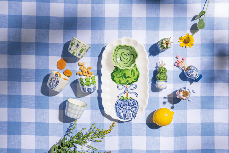 Mud Pie - Tidbit Tray Set - Topiary - Findlay Rowe Designs