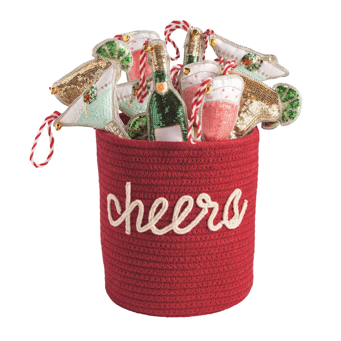 Mud Pie - Ornament - Sequined Cocktails