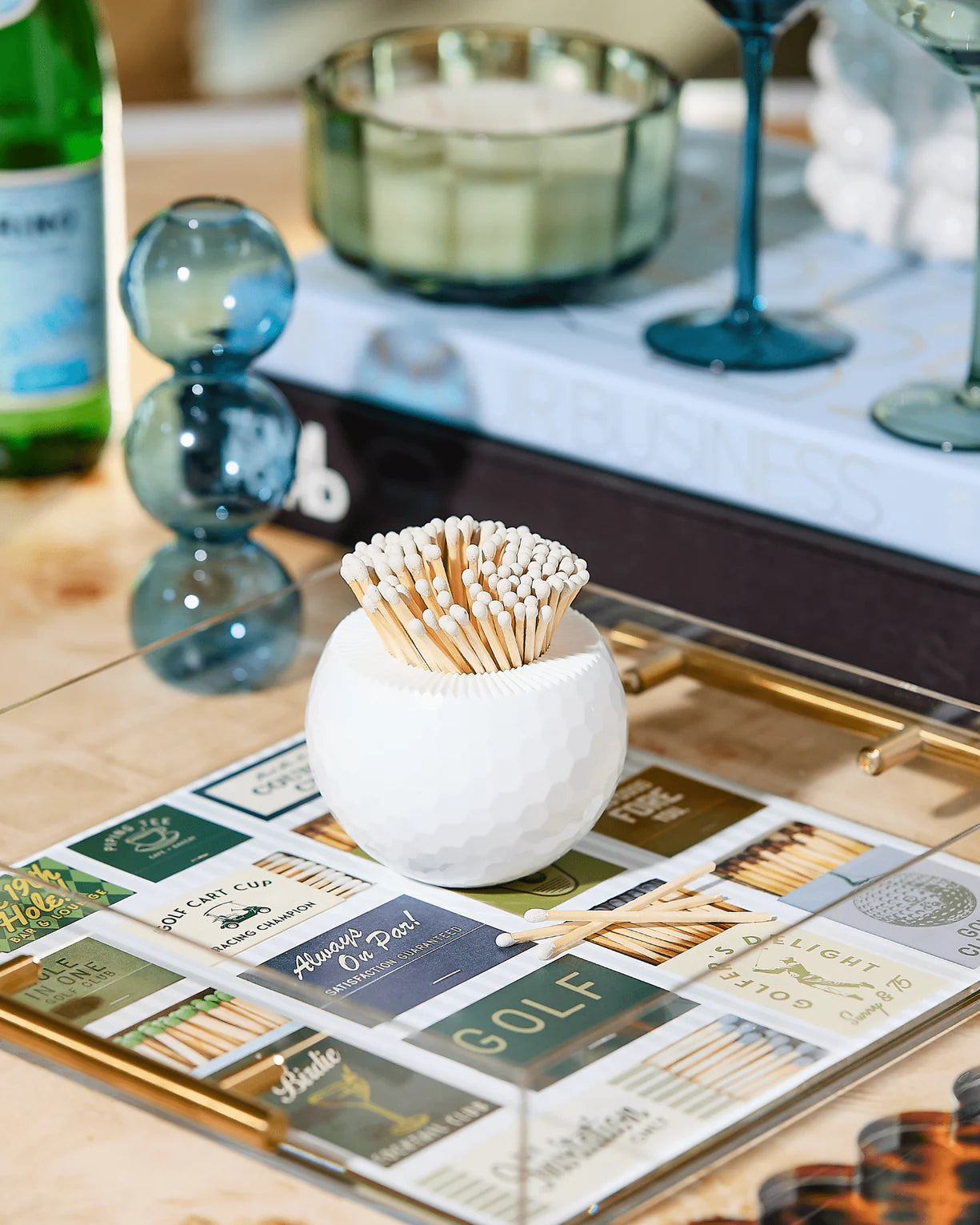 Tart by Taylor - Golf Round Match Striker - White Matches