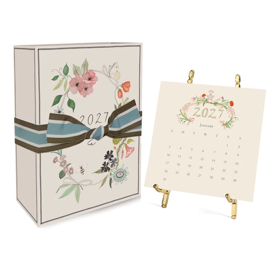 Karen Adams - 2027 Classic Calendar - Gold Easel - Findlay Rowe Designs