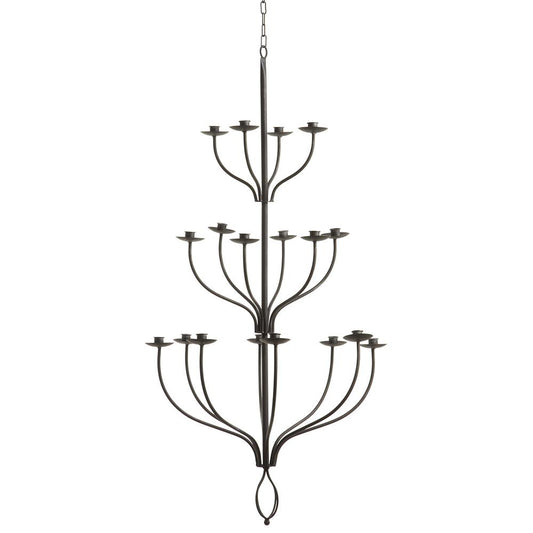 Candle Chandelier - Charcoal - Findlay Rowe Designs