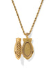 Kendra Scott - Necklace - Alexa Locket - Vintage Gold Ivory Mother Of Pearl - Findlay Rowe Designs