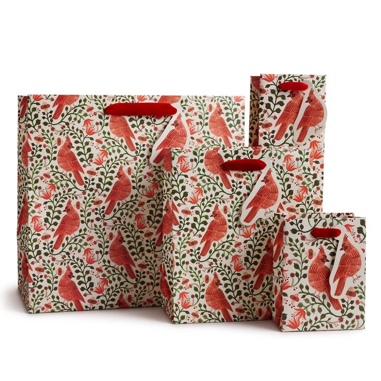 Rifle Paper Co - Medium Gift Bag - Cardinals
