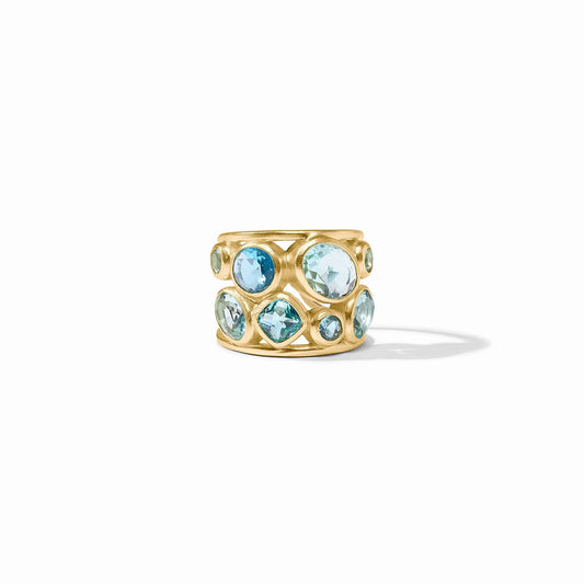 Kaleidoscope Statement Ring - Bahamian Blue