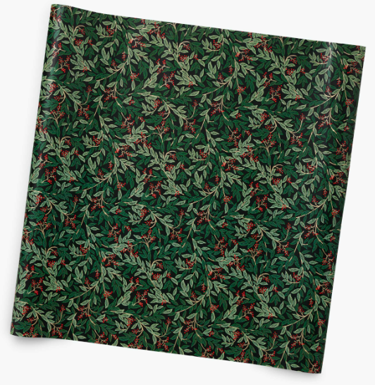 Rifle Paper Co - Gift Wrapping Paper - Winterberry - NO SHIP - STORE PICKUP - Findlay Rowe Designs