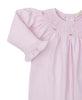 Kissy Kissy - Footie - Hand Smocked Hearts - Pink - Findlay Rowe Designs