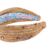 Lilly Pulitzer -Knotted Headband, Raffia in Soleil It On Me - Findlay Rowe Designs