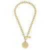 Susan Shaw - Necklace - Gold Coin Toggle - Findlay Rowe Designs