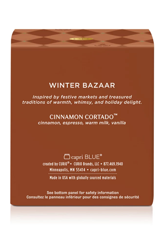 Capri Blue - Artisan - Boxed Tumbler 8oz Candle - Cinnamon Cortado - Findlay Rowe Designs