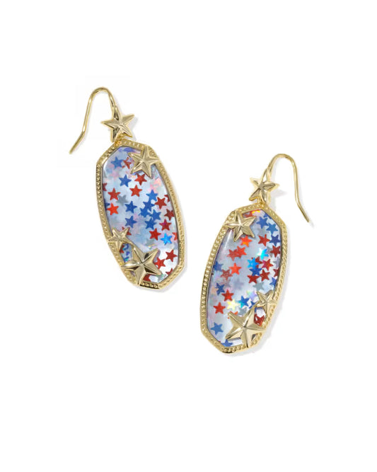 Kendra Scott - Earrings -      Elle Multi Star Gold Drop - Findlay Rowe Designs