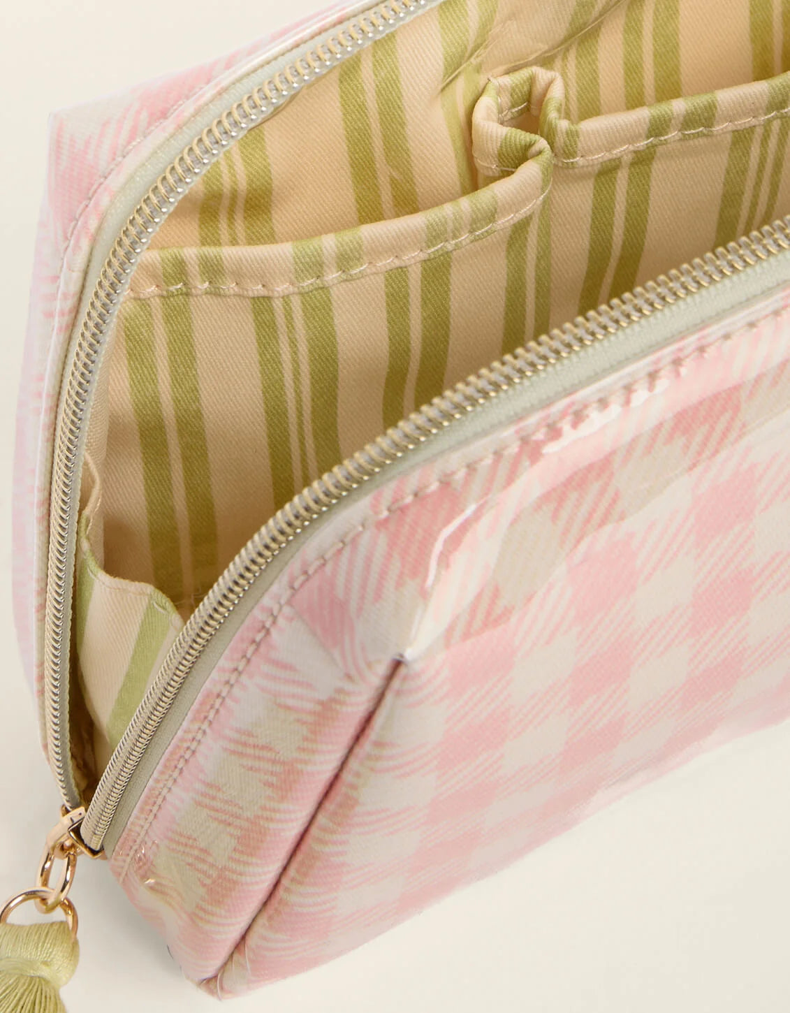 Spartina - Cosmetic Pouch - Gingham Pink