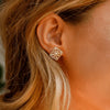 Natalie Wood - Bloom Stud Earrings in Gold - Findlay Rowe Designs
