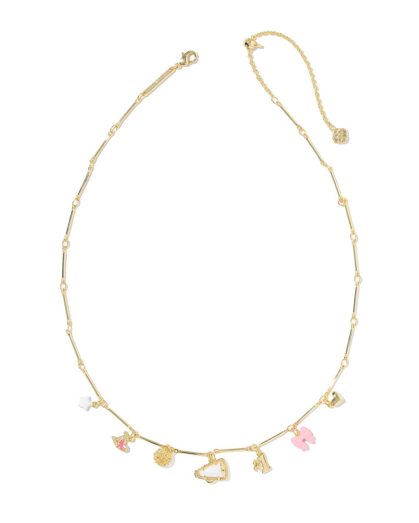 Kendra Scott - Necklace -   Cheer Gold Charm - Findlay Rowe Designs