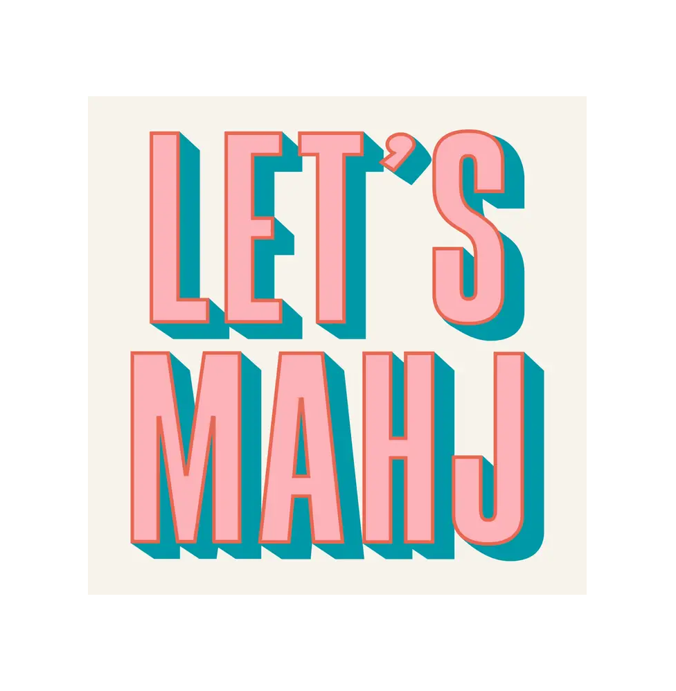 Cocktail Napkins - Let's Mahj