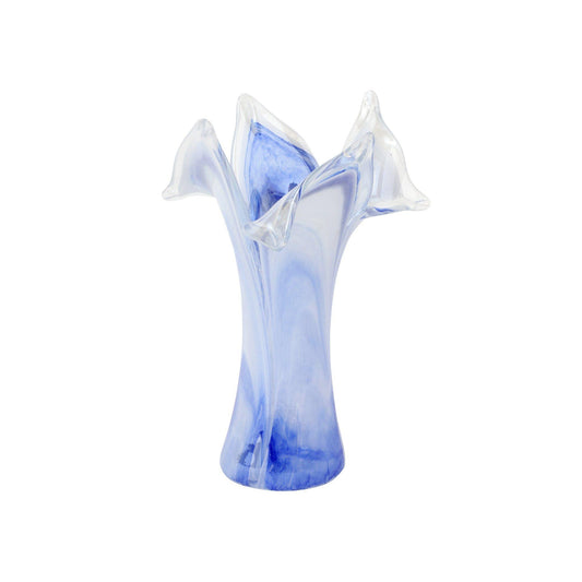 Vietri - Vase - Onda Glass Cobalt Twisted - Findlay Rowe Designs