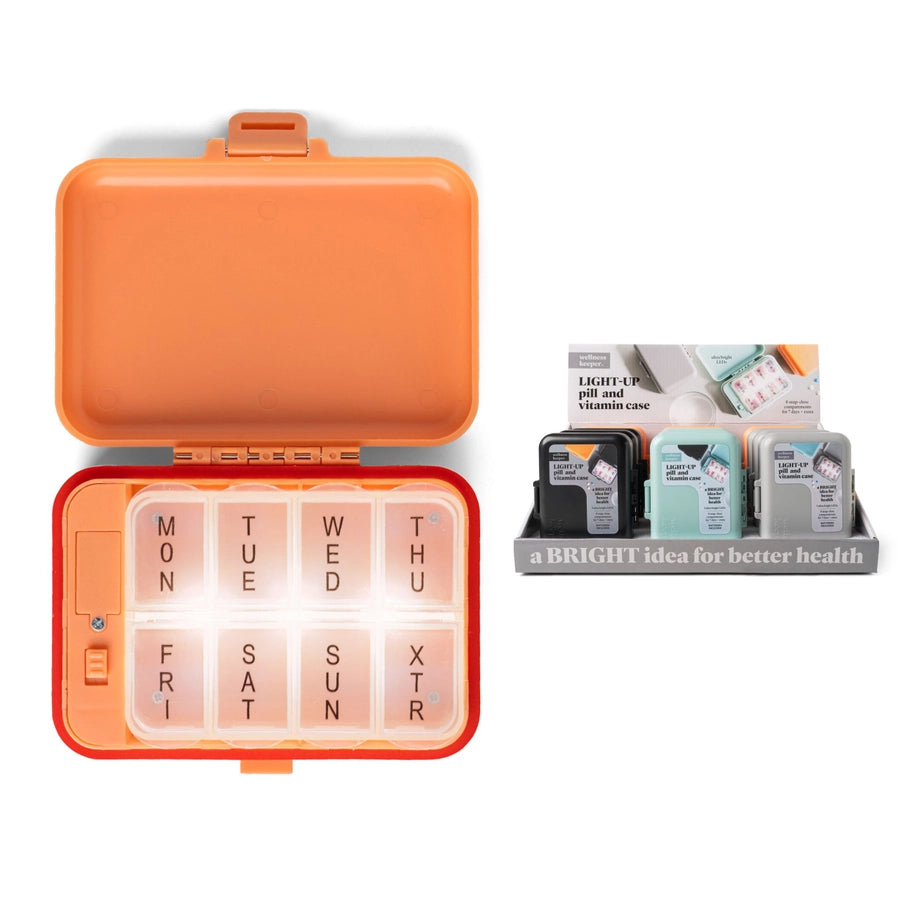 Wellness Keeper - Light Up Pill and Vitamin Case