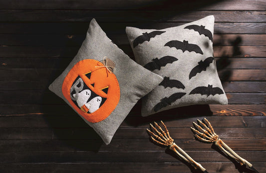 Mud Pie - Halloween Felted Wool Pillows - Findlay Rowe Designs