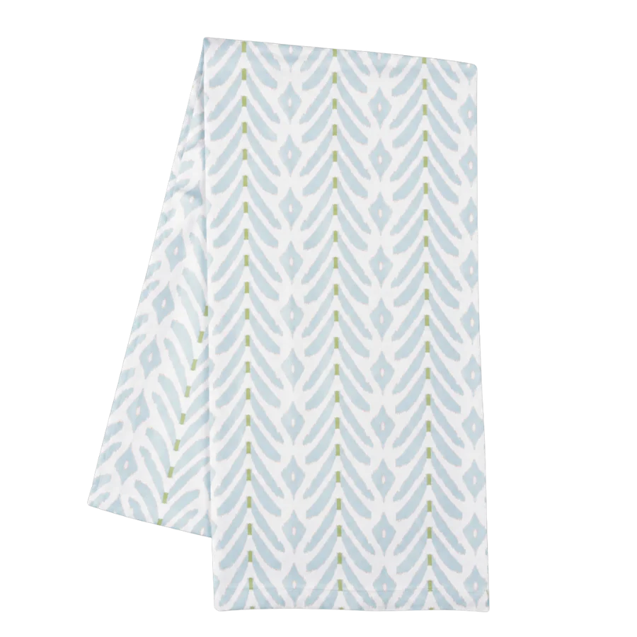 Laura Park - Tea Towel - Petite Frond Blue - Findlay Rowe Designs