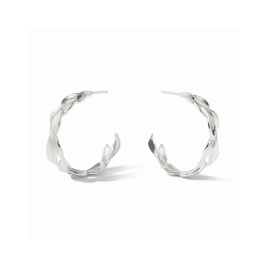 Julie Vos - Earring - Silver - Willow Hoop - Medium - Findlay Rowe Designs