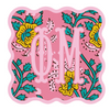 Swag - Acrylic Coaster - Sorority Block Print