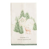 Mud Pie - Tea Towel - White Christmas Stripe Hem - Findlay Rowe Designs