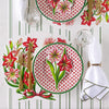Hester & Cook - Placemat - Die-Cut Amaryllis - Findlay Rowe Designs