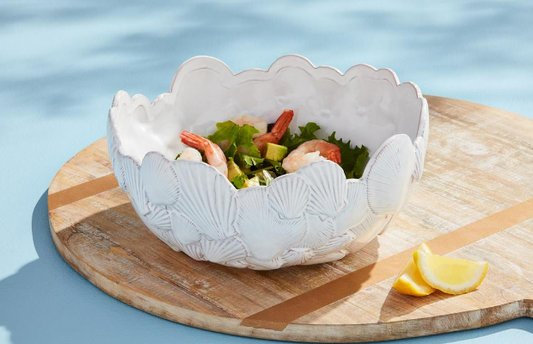 Mud Pie- Fan Shell Bowl