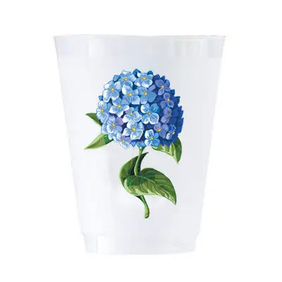 Frosted Party Cups - Blue Hydrangea - Findlay Rowe Designs