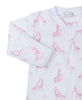 Kissy Kissy - Light Pink Onesie - Giraffe Glee - Findlay Rowe Designs