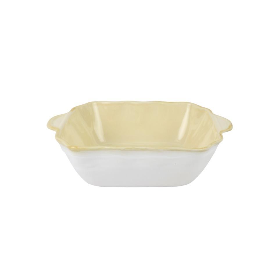 Vietri - Italian Bakers - Medium Square Bakers - White