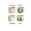 Mud Pie - Christmas Tidbit White Christmas - Findlay Rowe Designs