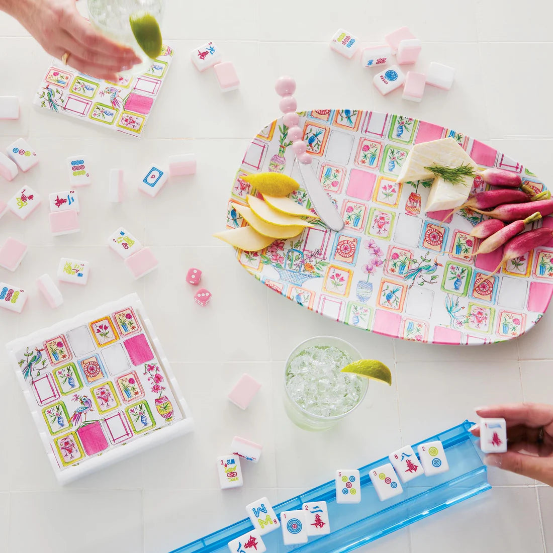 Mariposa - Platter - Mahjong Tile - Findlay Rowe Designs