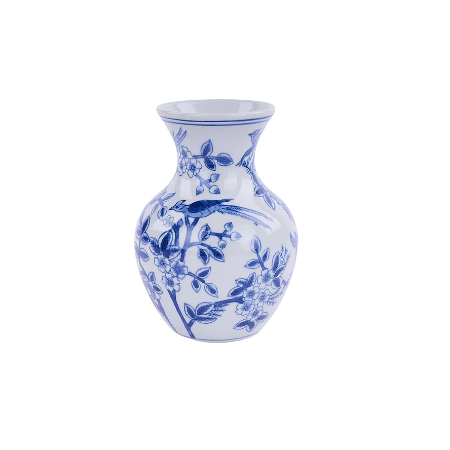 Vase - 6.25in - Blue White - Findlay Rowe Designs