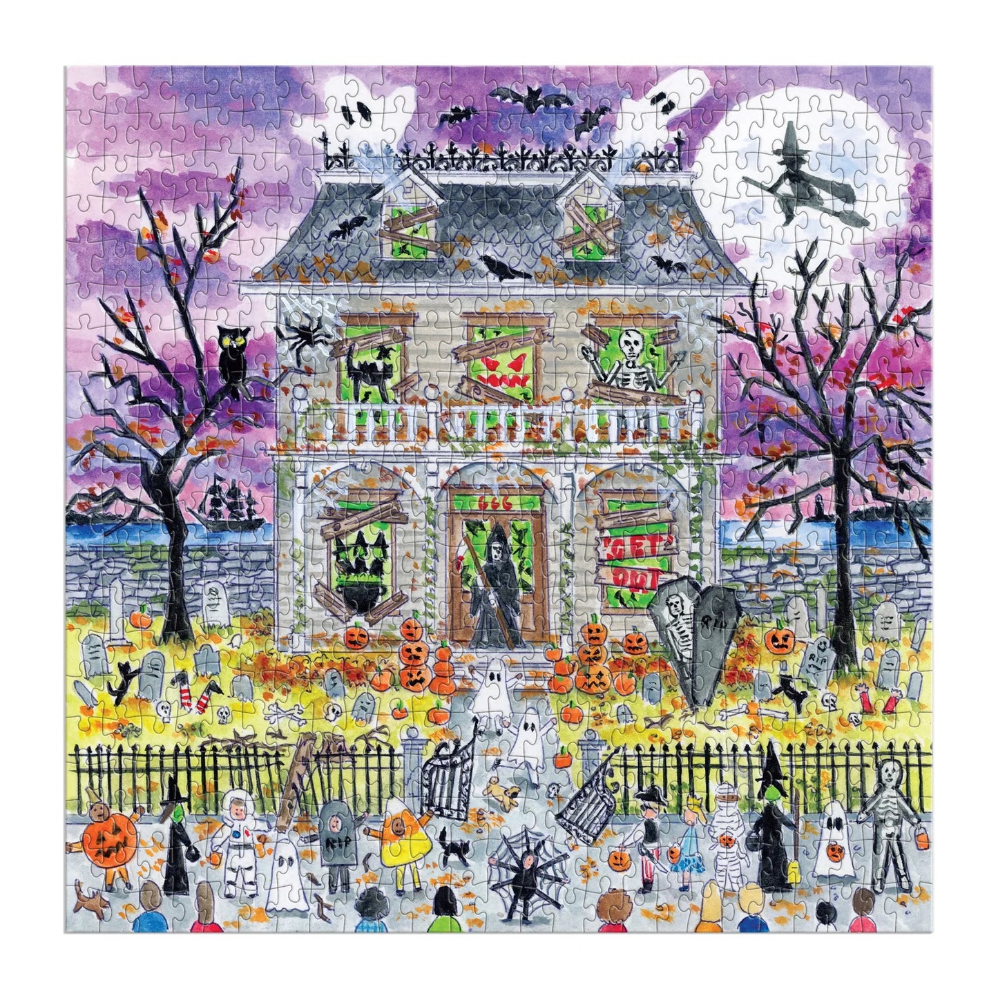 Puzzle - Storrings Haunted House Glow in Dark - 500pc - Findlay Rowe Designs