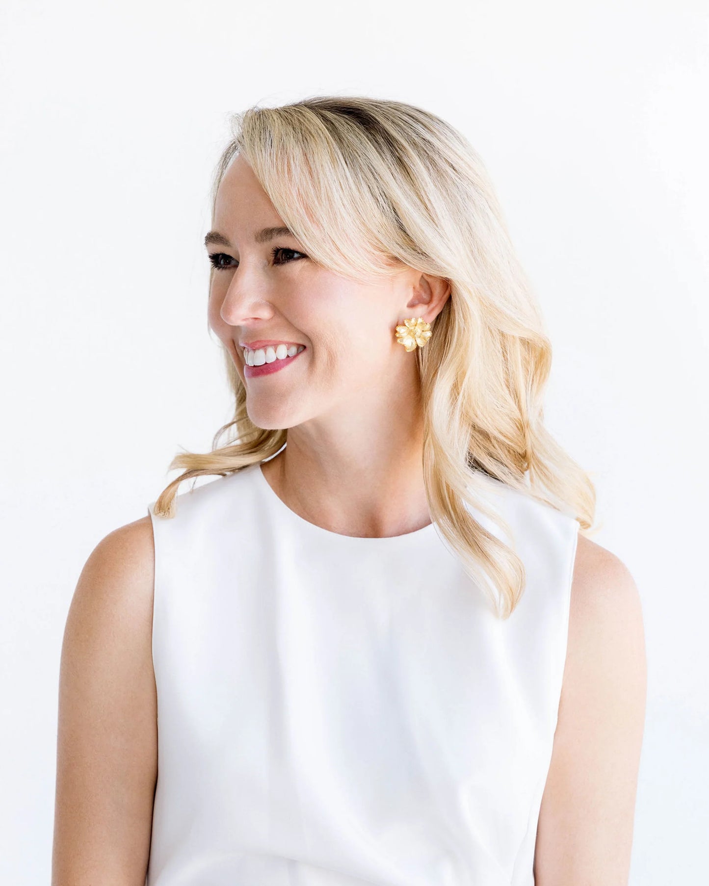 Susan Shaw - Earring - Marigold Studs - Findlay Rowe Designs