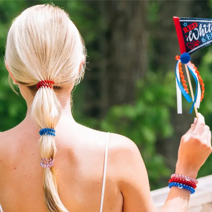 Teleties - Hair Ties - Patriot Pop - Small - Findlay Rowe Designs