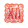 Swag - Acrylic Coaster - Sorority Block Print