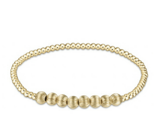 Enewton - Dignity Beaded Bliss 2.5mm Bead Bracelet - 5mm Gold - Findlay Rowe Designs