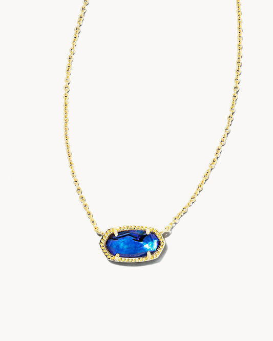 Kendra Scott- Elisa Gold Pendant Necklace in Navy Abalone - Findlay Rowe Designs