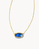 Kendra Scott- Elisa Gold Pendant Necklace in Navy Abalone - Findlay Rowe Designs