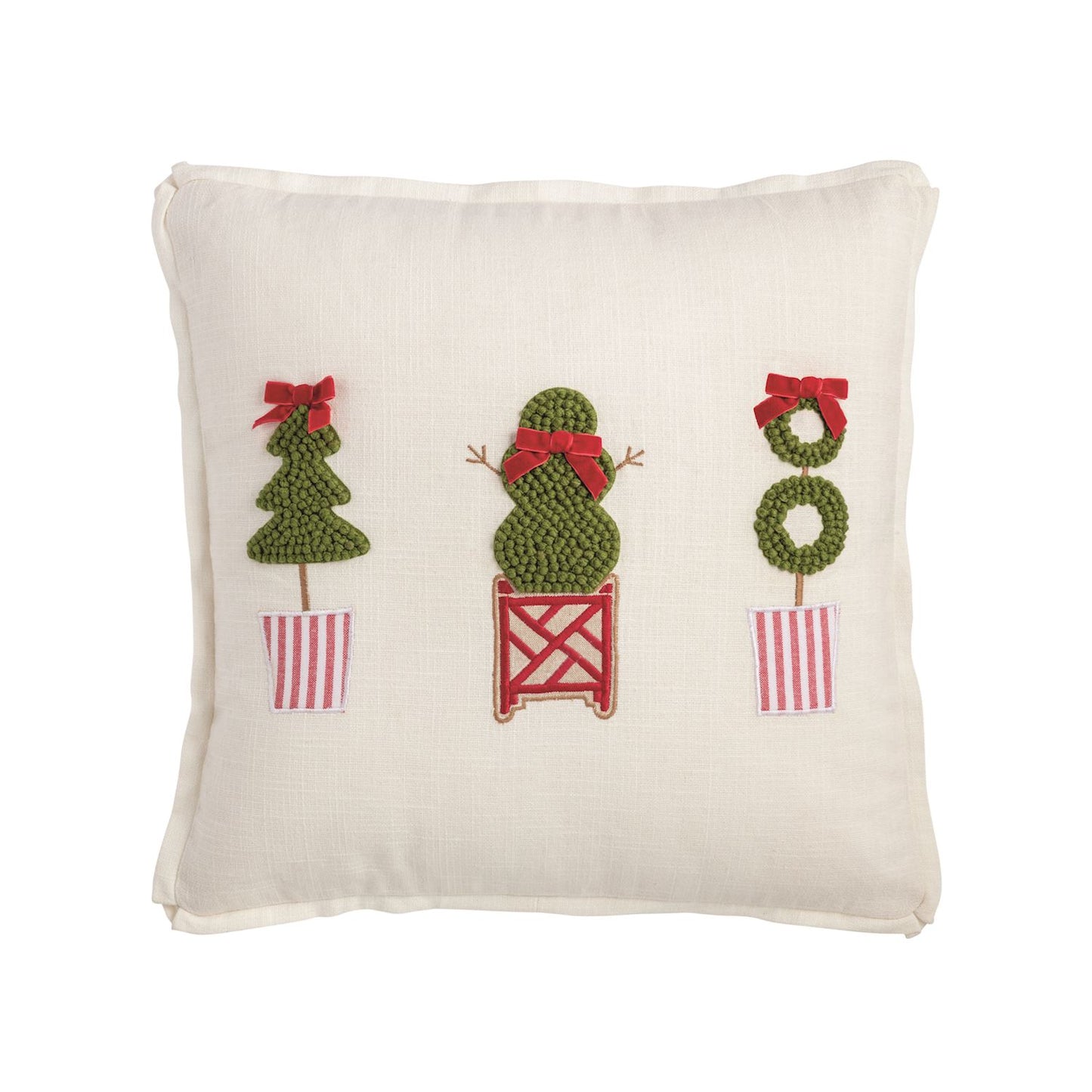 Mudpie - Pillows - Christmas Topiary - Assorted - Findlay Rowe Designs