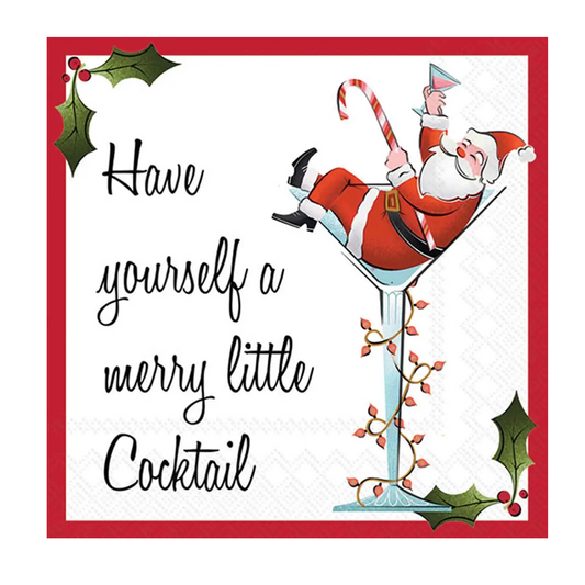 Cocktail Napkins - Merry Little Cocktail - Findlay Rowe Designs