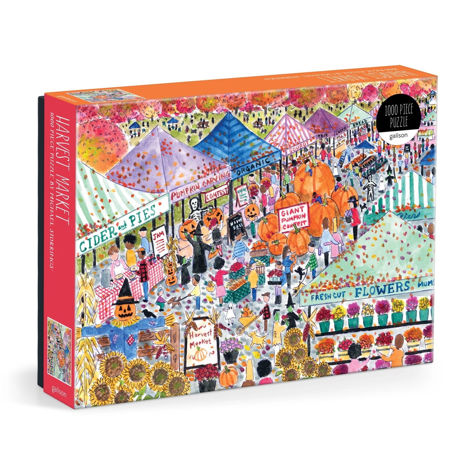 Puzzle - Storrings Harvest Market - 1000pc - Findlay Rowe Designs
