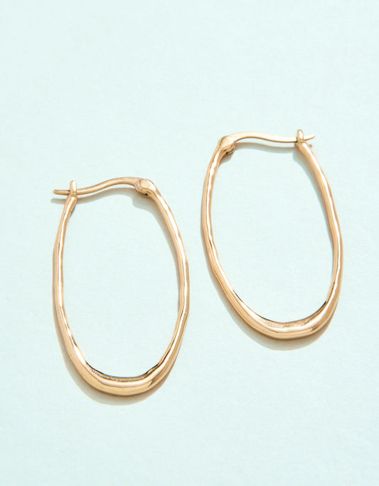 Spartina - Earrings - Fiddler's Cove Hoop - Gold - Findlay Rowe Designs