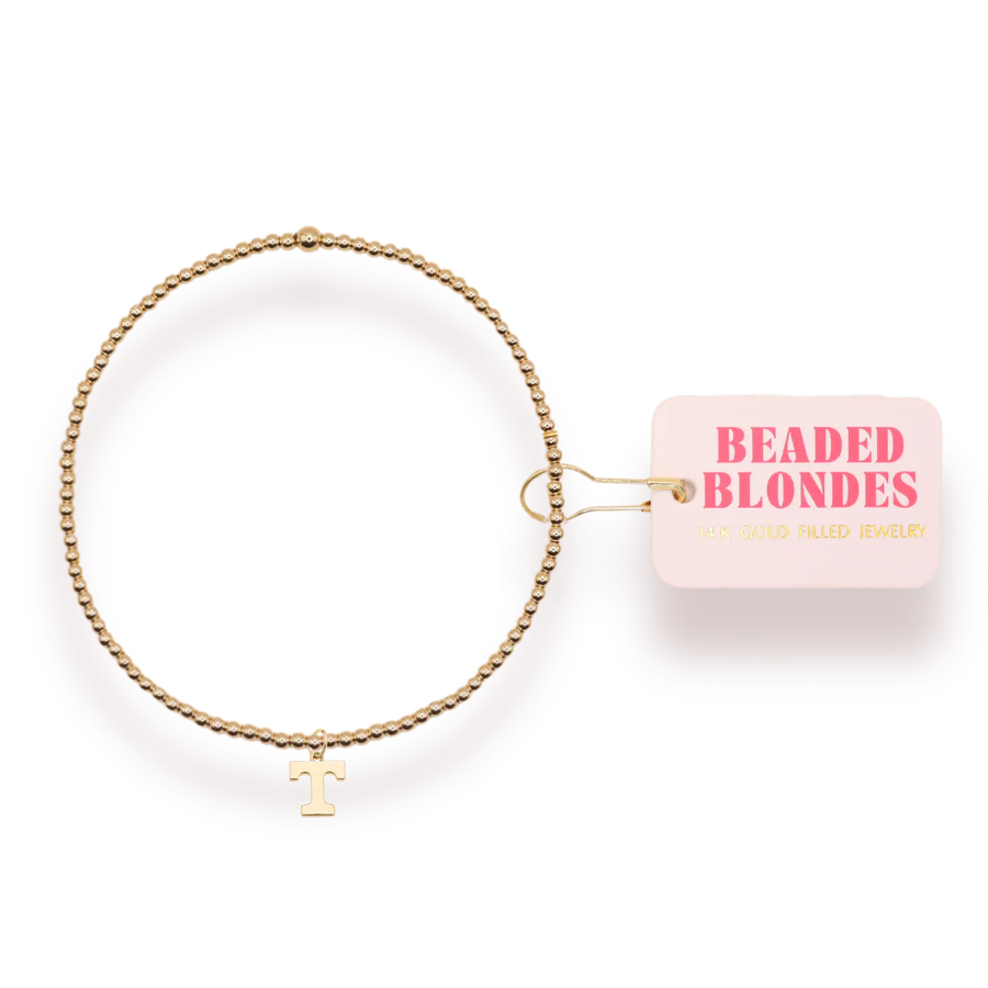 Beaded Blondes - Bracelet - Gold - Collegiate Charm
