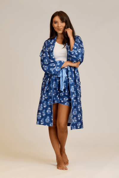 Mud Pie - Robe - Cornflower Print - Navy - Findlay Rowe Designs