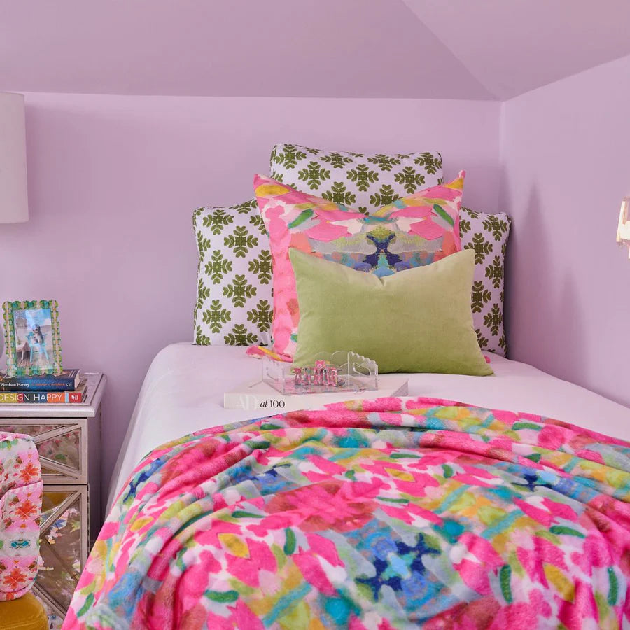 Laura Park - Fleece Blanket - Pink Paradise