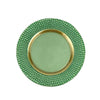 Vietri - Charger Plate - Pelli Glass - Green - Findlay Rowe Designs