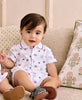 Kissy Kissy -  Boys Short Playsuit - Star-Spangled Freedom - Findlay Rowe Designs