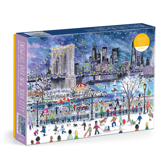 Michael Storrings - Snowfall Over New York City - 1000 Piece Puzzle